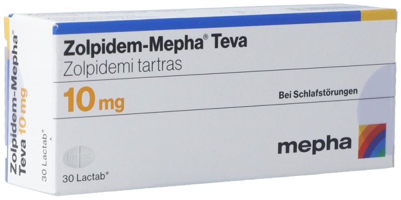 Zolpidem 10mg 30 tablets