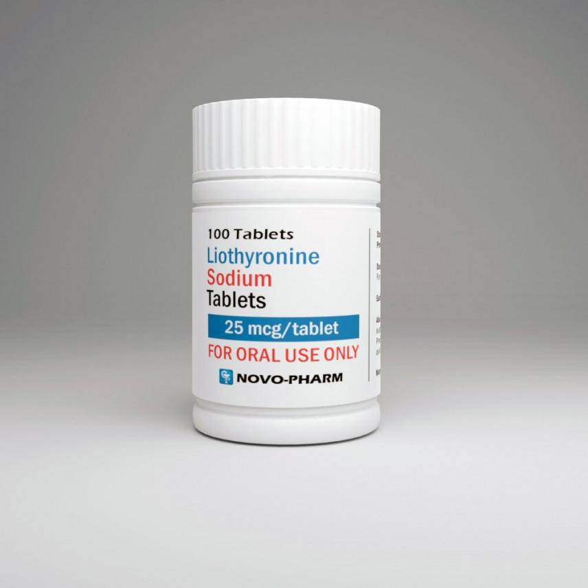 Cytomel T3 25mcg/100tabs - NovoPharm 2 Cytomel T3 25mcg/100tabs - NovoPharm